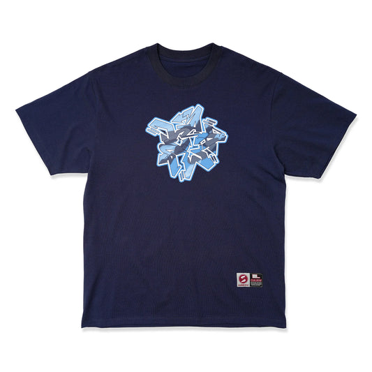 LAAMS x STASH T-Shirt (Navy)