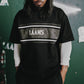 LAAMS Woodgrain Panel T-Shirt (Black/Grey)