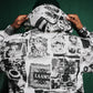 LAAMS Posted Bills All Over Hoodie (Black/White)