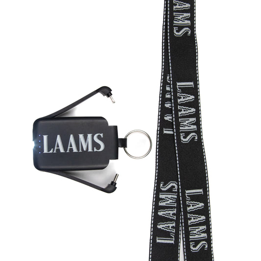 LAAMS Blackout Charger & Lanyard