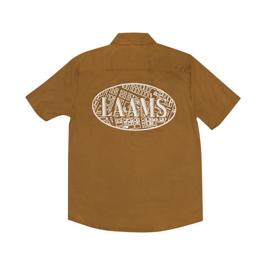 LAAMS Chainstitch MAP Button Up (Tan)