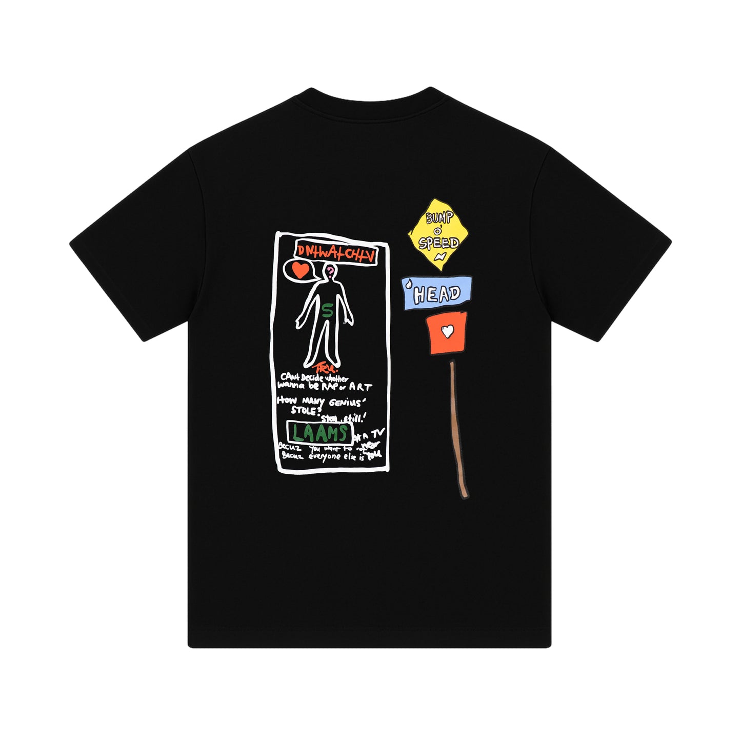 LAAMS x DNTWATCHTV T-Shirt (Black)
