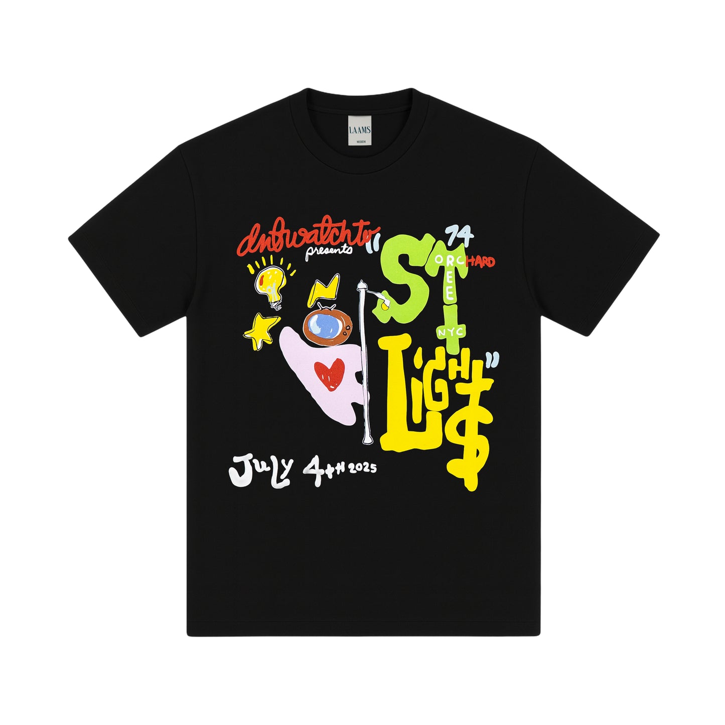 LAAMS x DNTWATCHTV T-Shirt (Black)