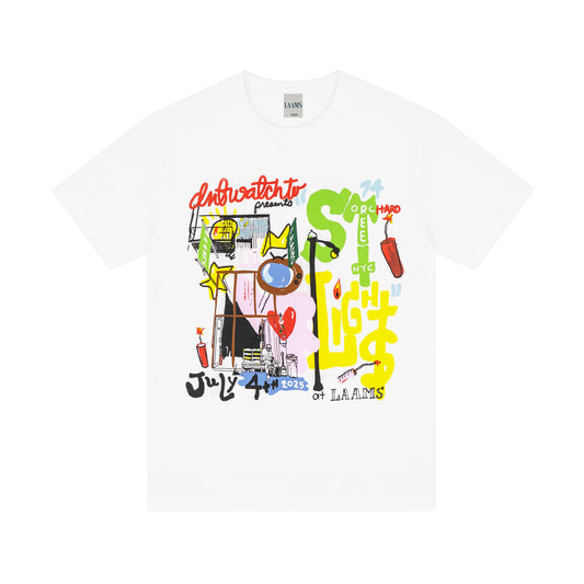 LAAMS x DNTWATCHTV T-Shirt (White)
