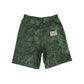 LAAMS Green Marble Denim Shorts