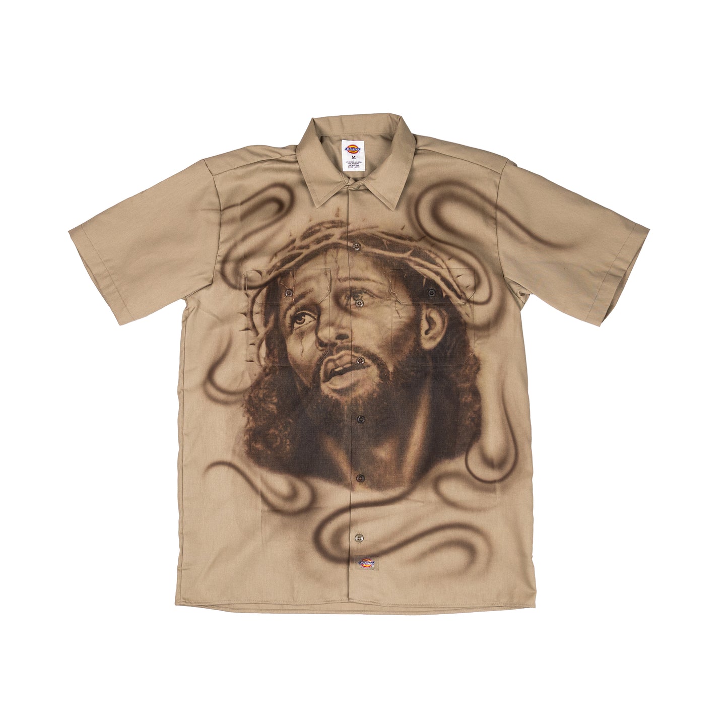 LAAMS x STFU Jesus Cristo Dickies Button Up