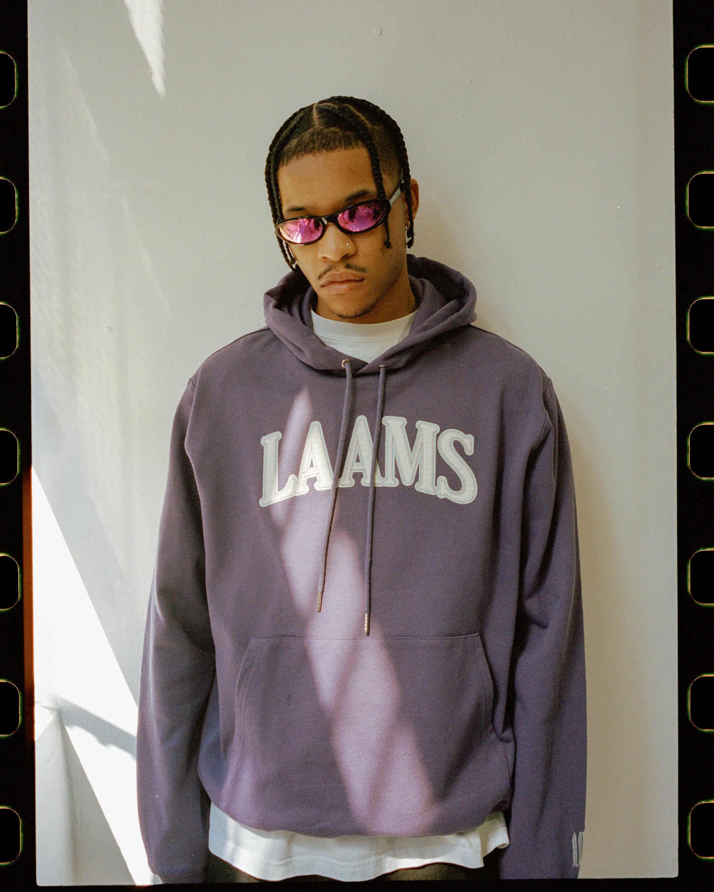 LAAMS Collegiate Terry Hoodie (Purple)