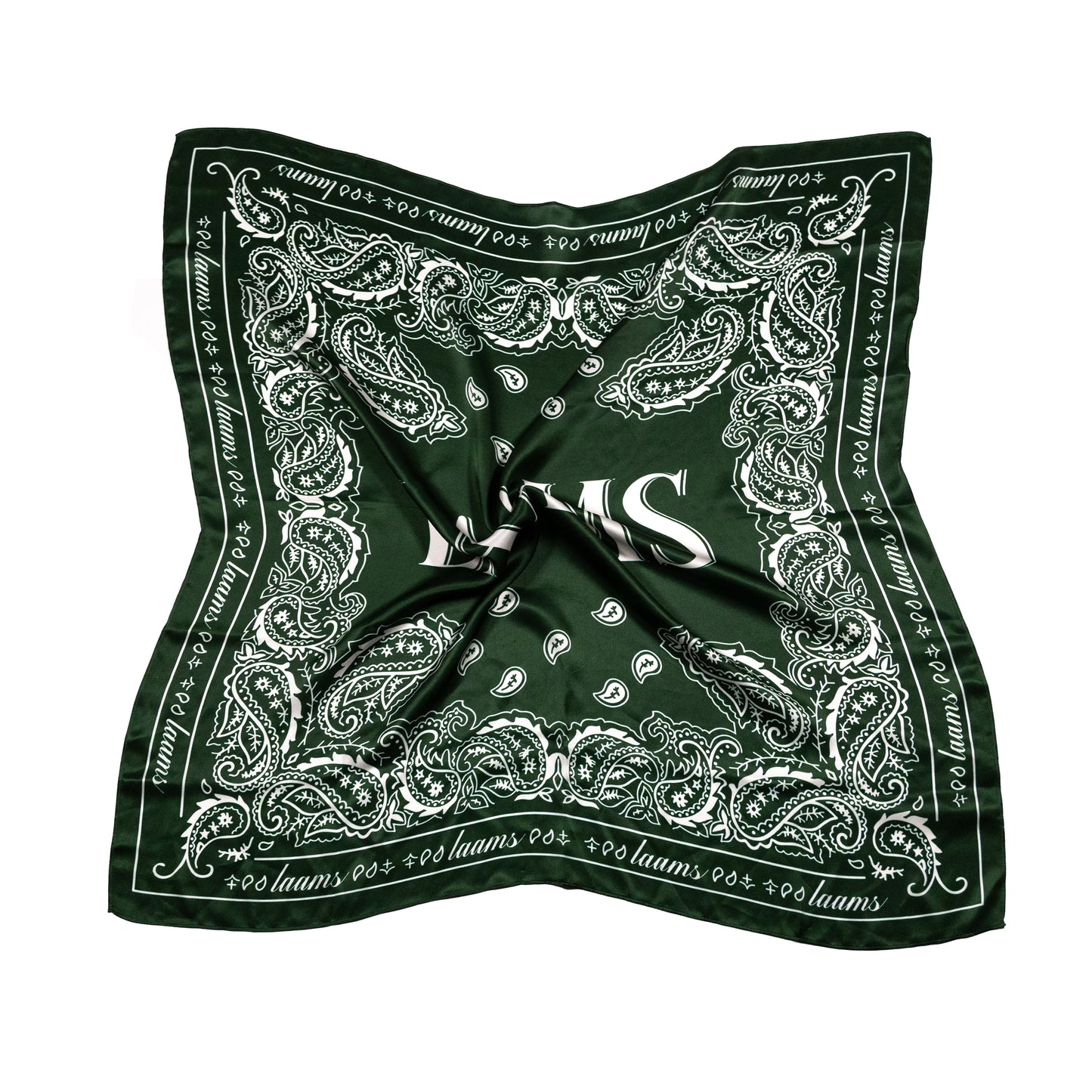 LAAMS 100% Silk 5 Year Bandana Scarf