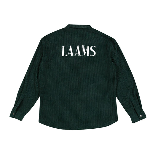 LAAMS Green Corduroy  Button Up
