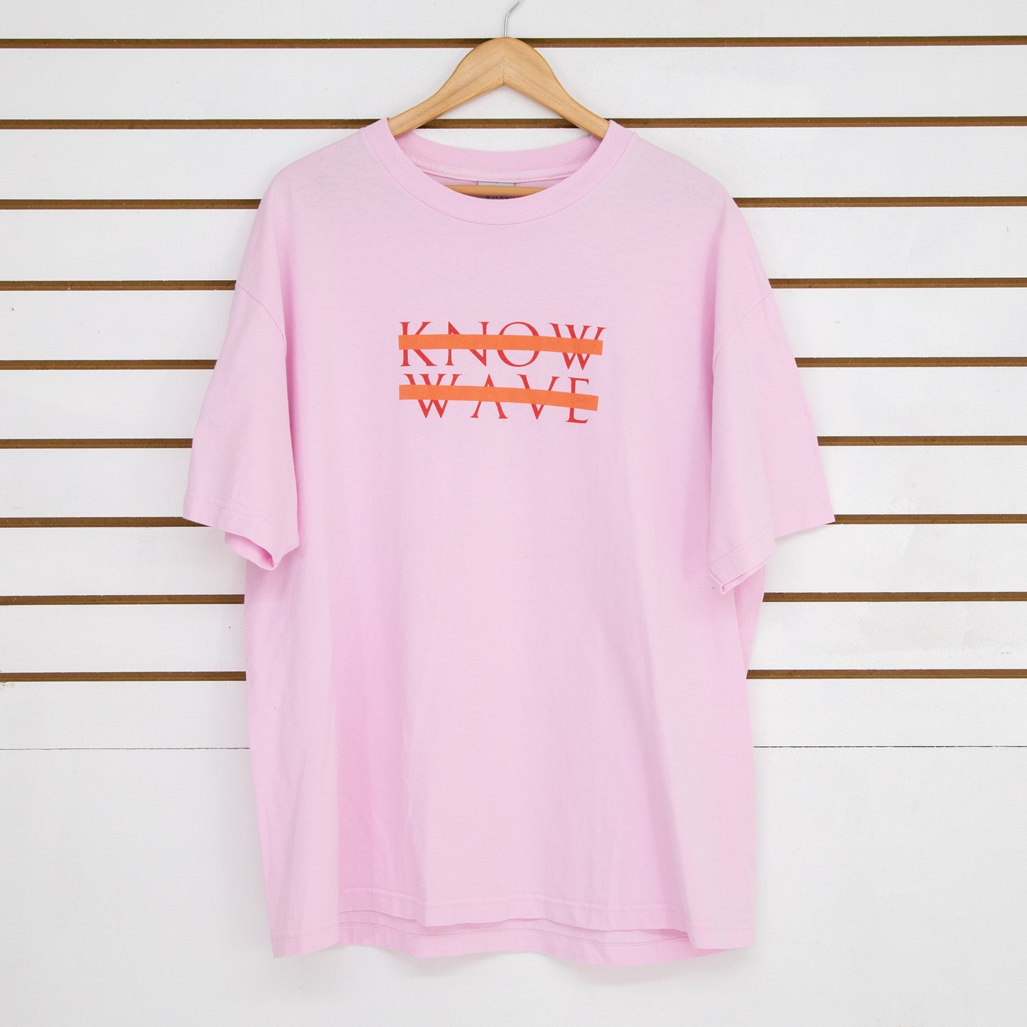 KNOW WAVE Logo Tee (Pink)