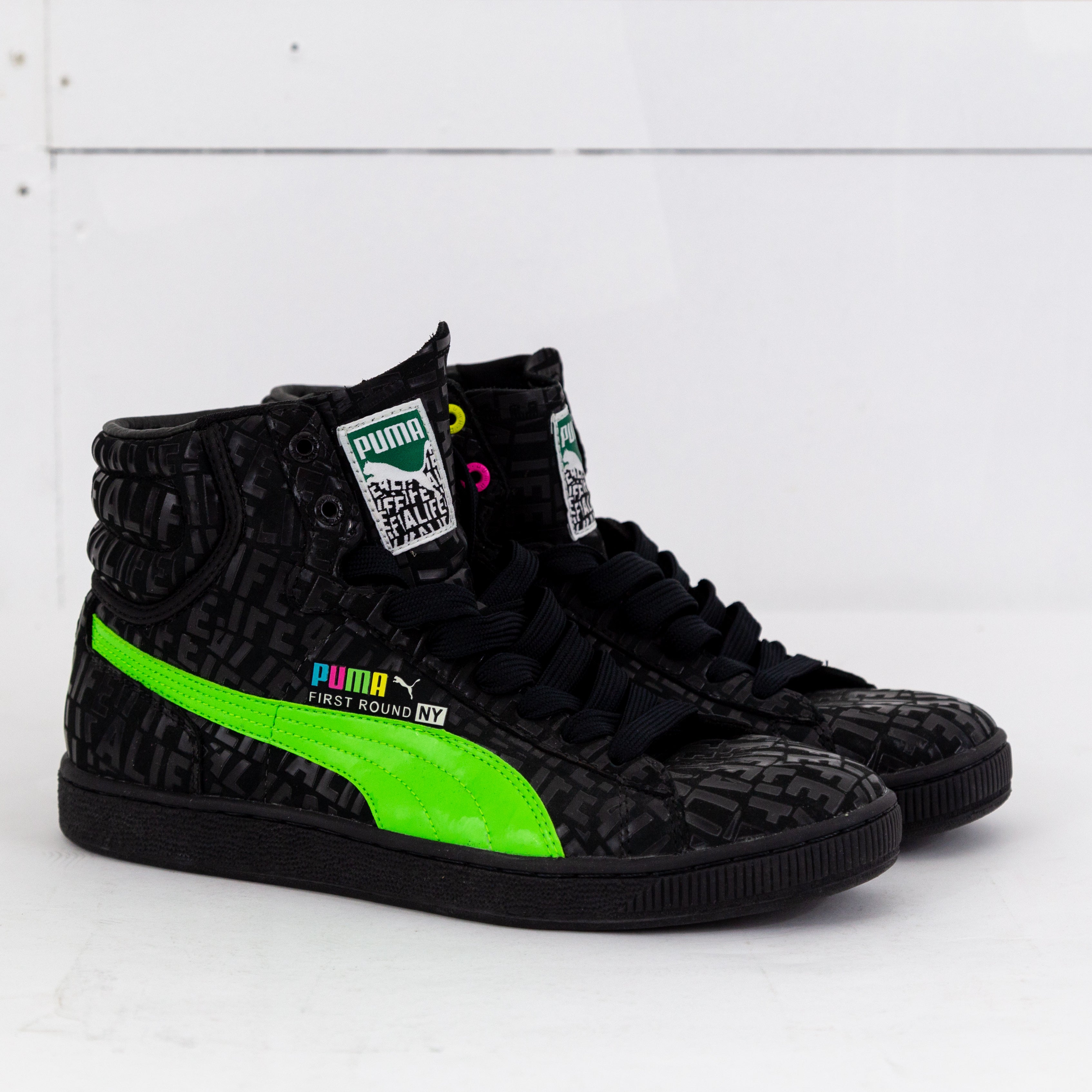 Puma first round black and outlet green