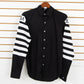 HBA Striped Button Down L/S