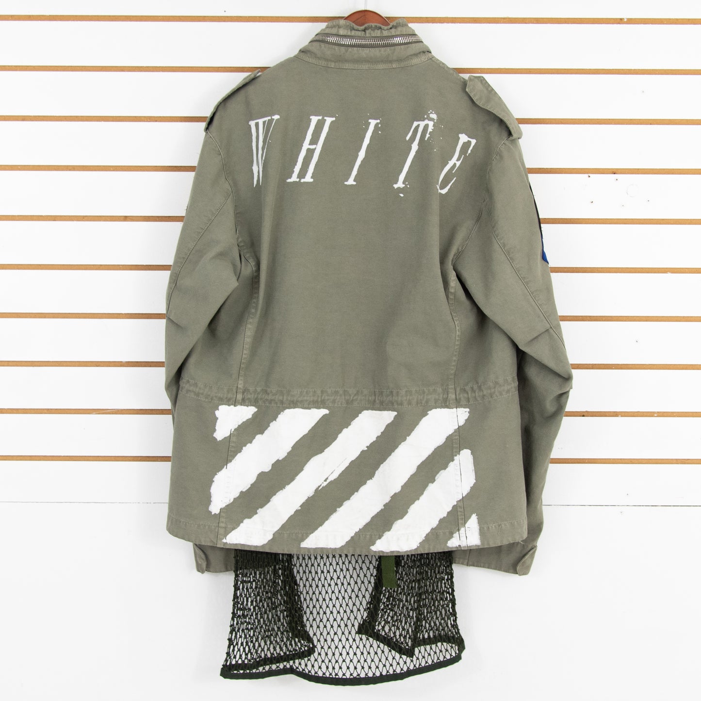 Off White Patch Jacket