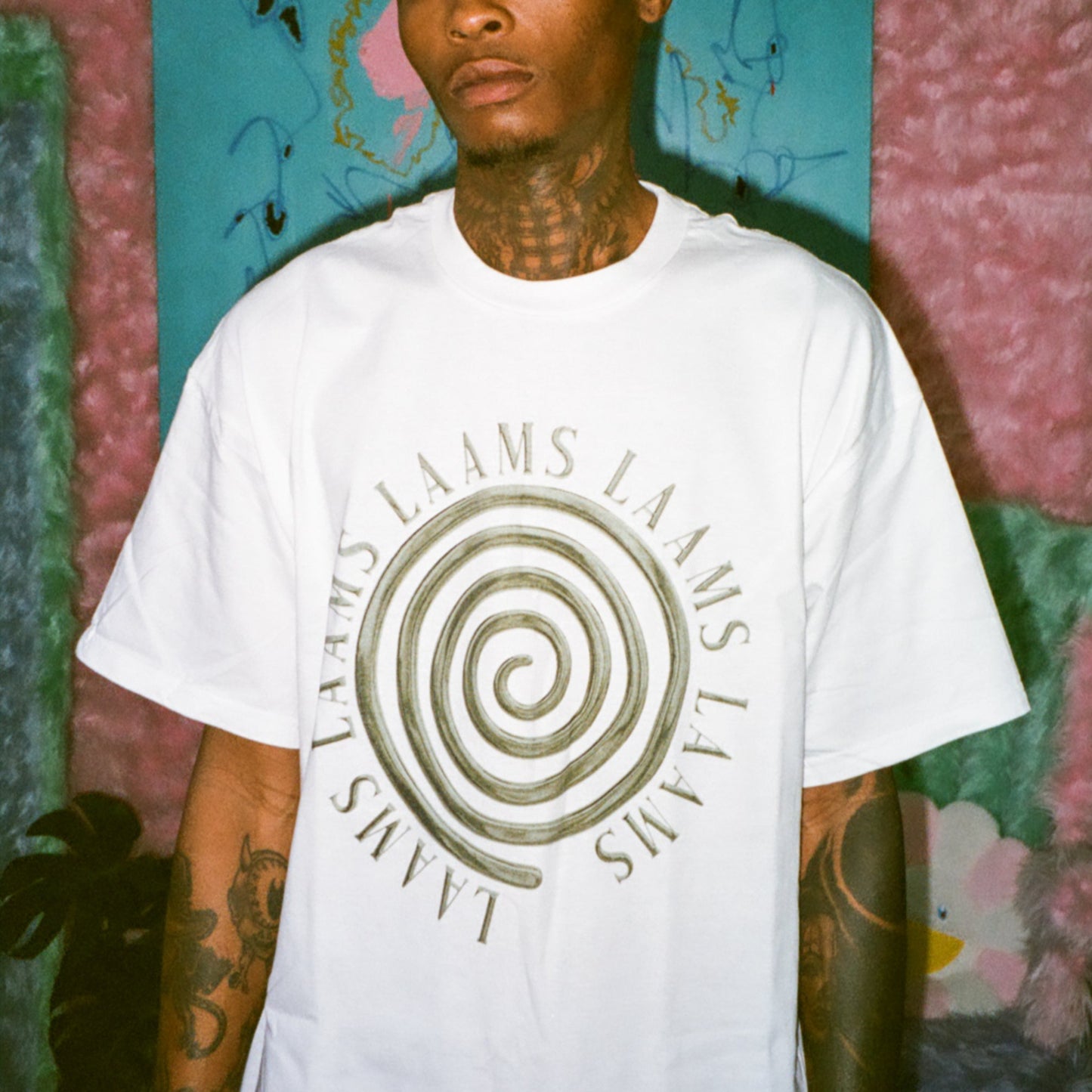 Uzumaki x LAAMS Spiral Logo T-Shirt