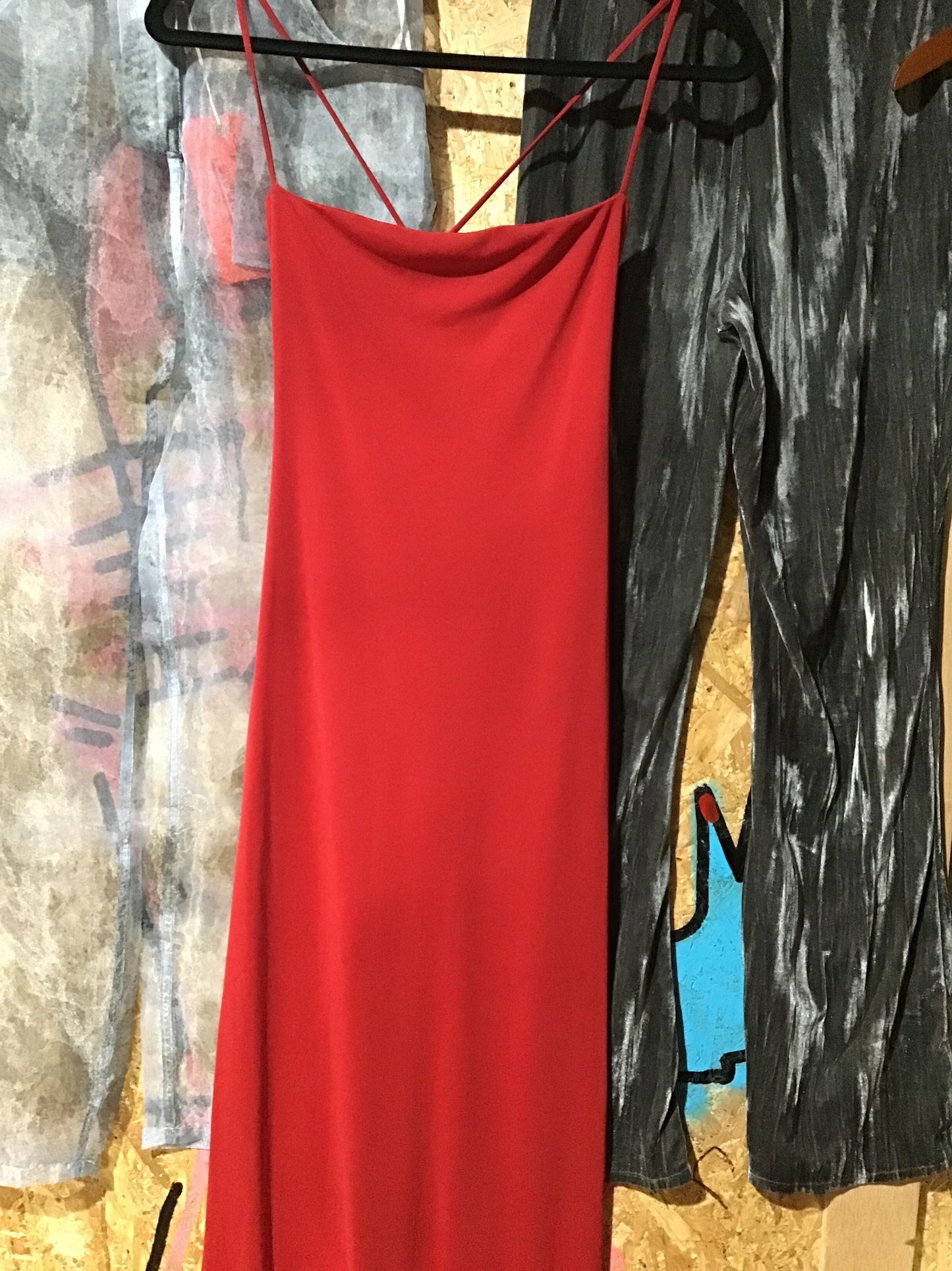 Milk 90s red dress