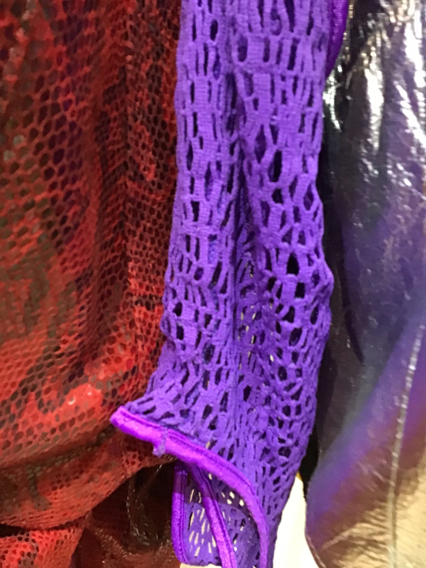 Purple lace bodysuit