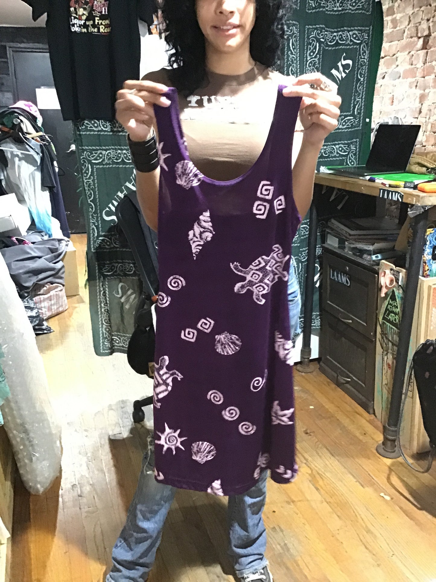 Purple turtle dress