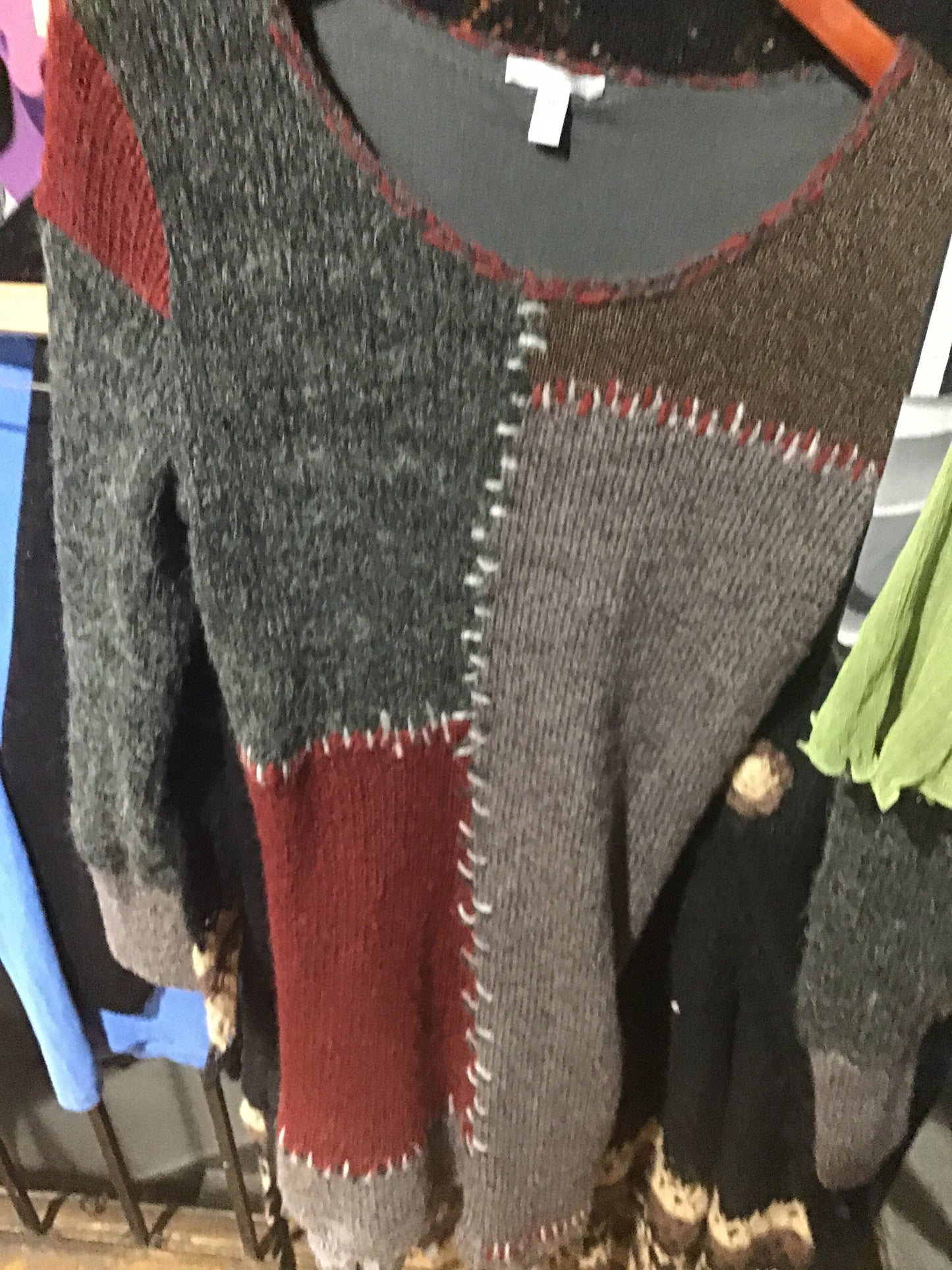 Wool sweater dress